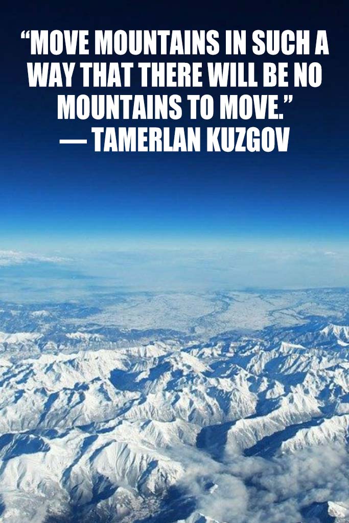 Mountain quote image