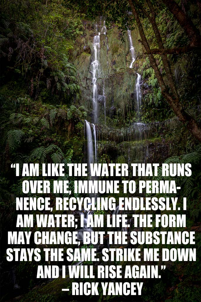 Long waterfall quote