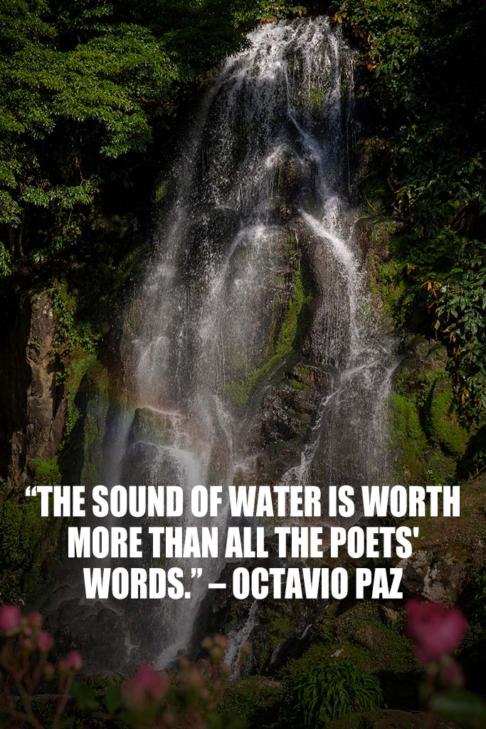 Waterfall quote