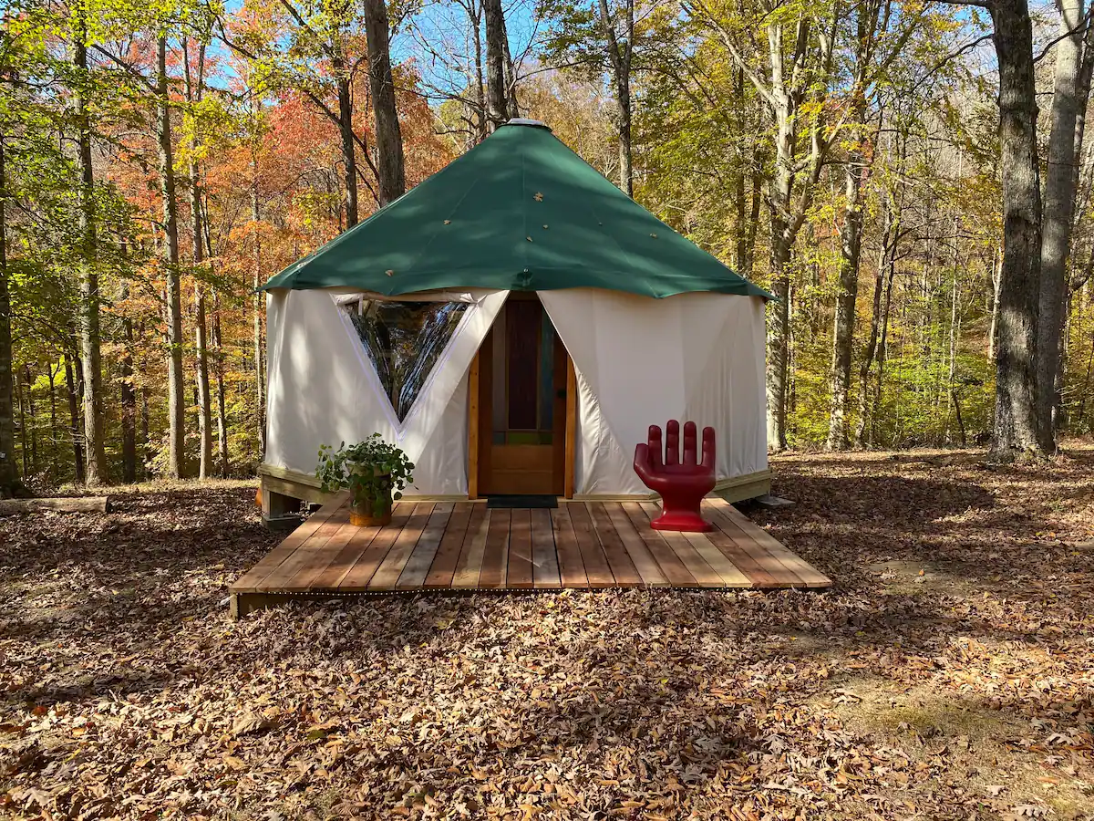 yurt in Kentuck