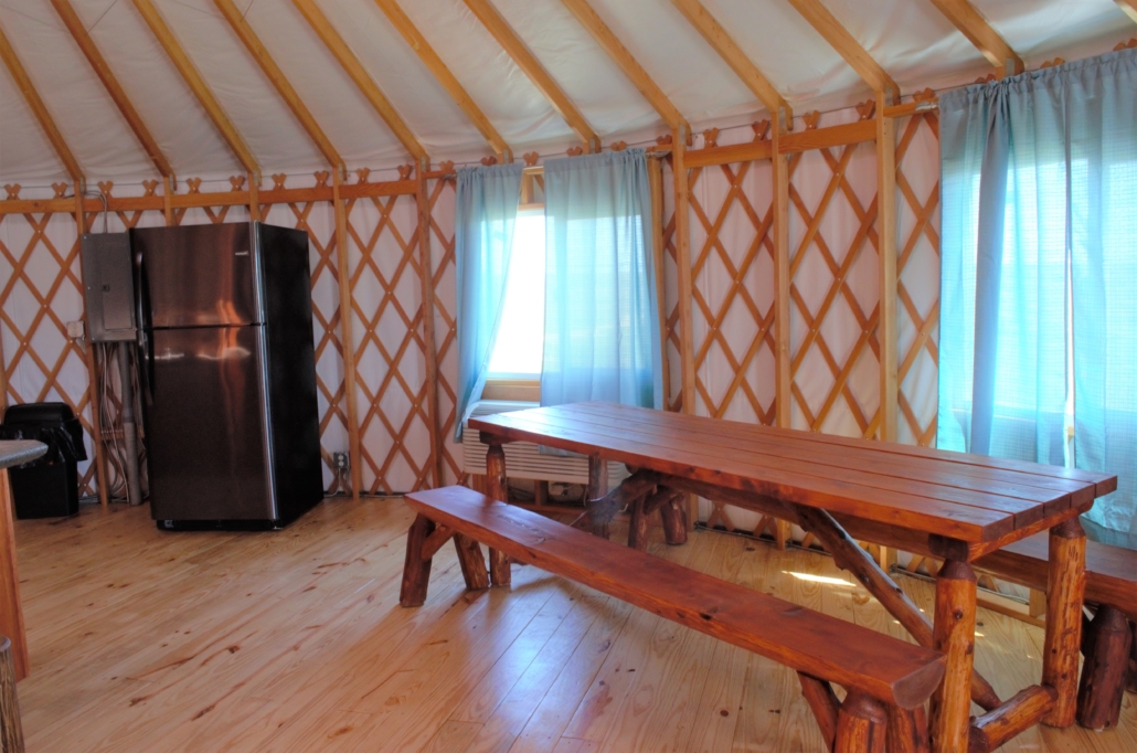 Inside a Yurt