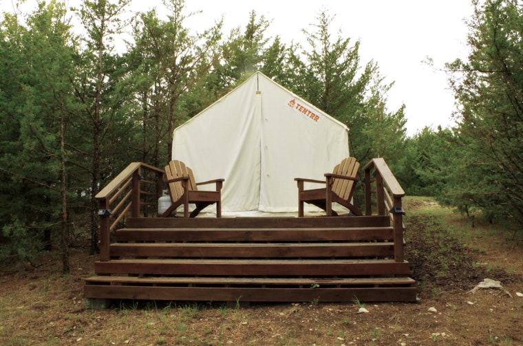 Kansas Glamping Tent