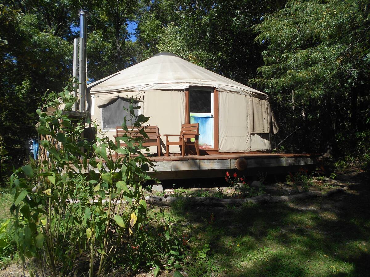 Kansas Yurt Glamping