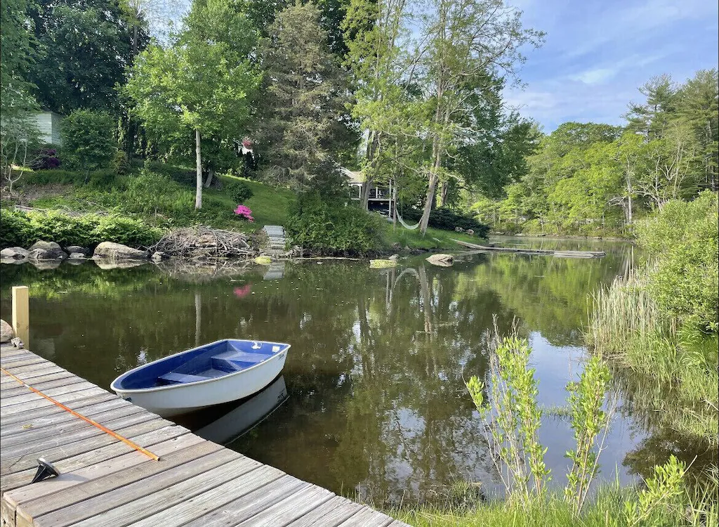 View of the lake