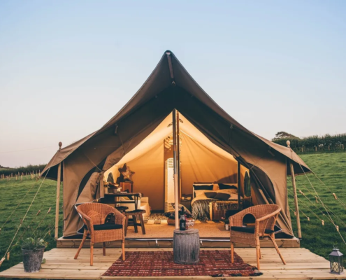 Glamping Tent in Wales
