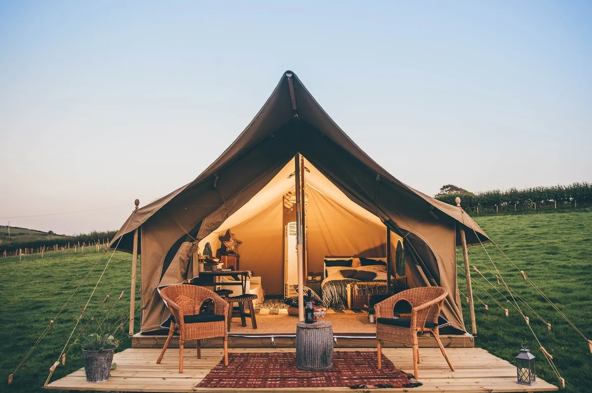 Glamping Tent in Wales