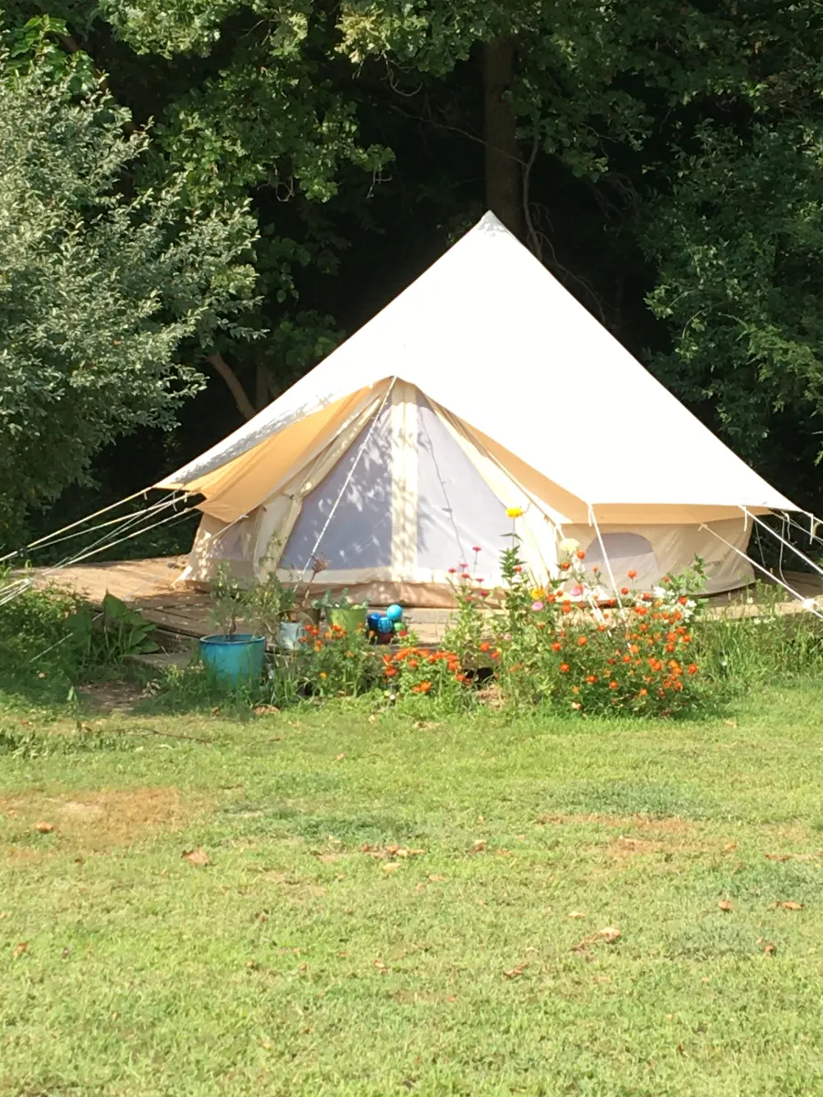 Glamping on Flower Farm