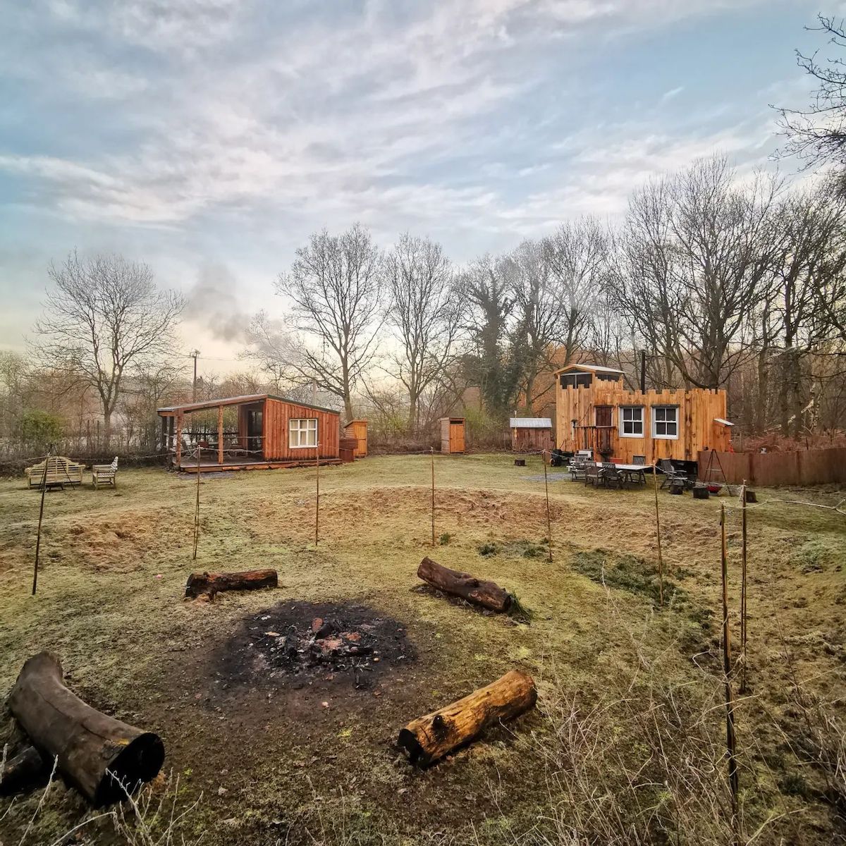 Moat Island Glamping England