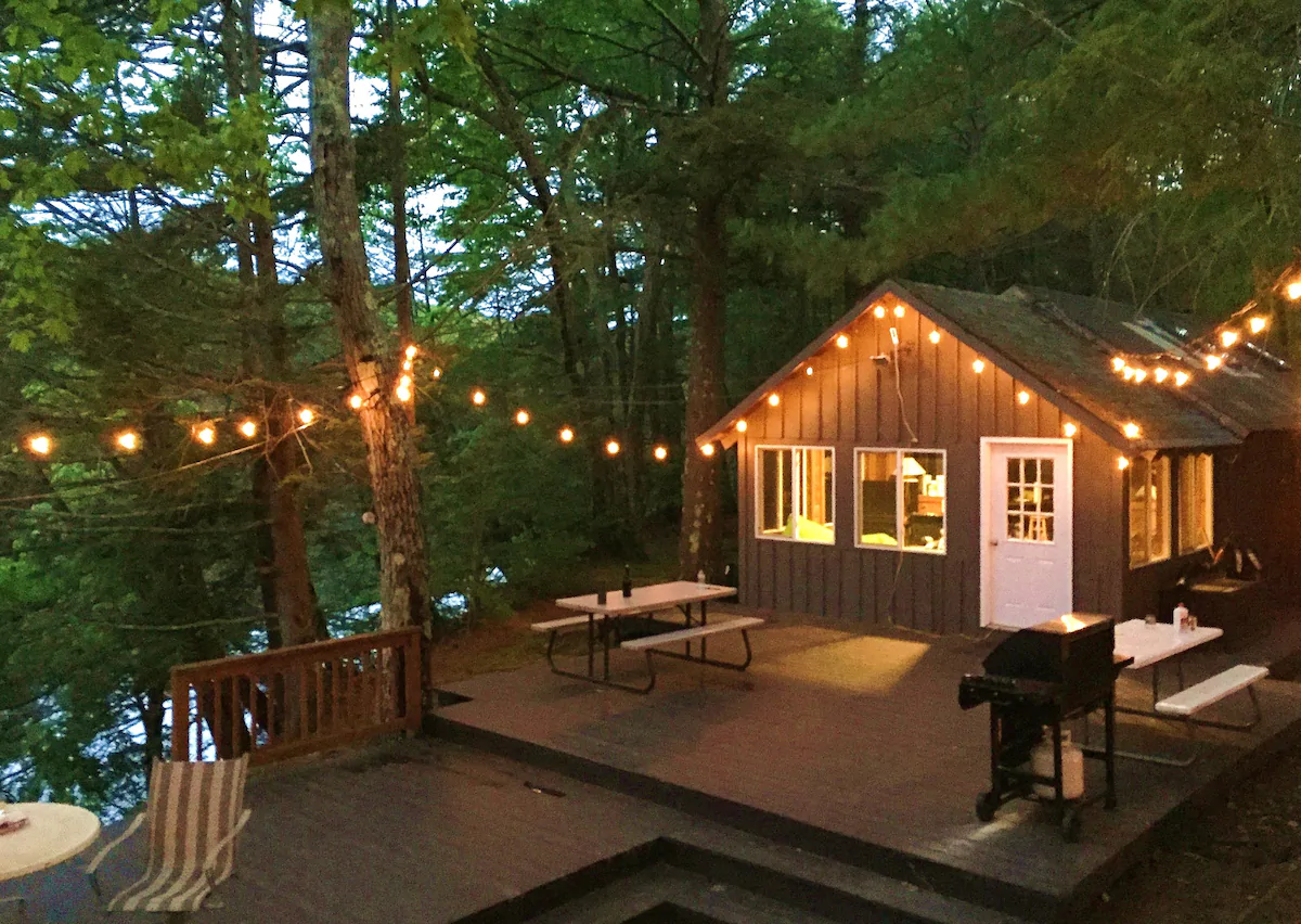 Private Island Glamping Retreat in State Forest