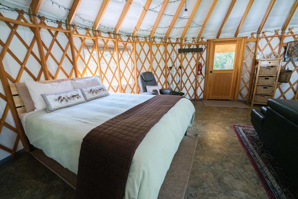 Ruby High Yurt Glamping