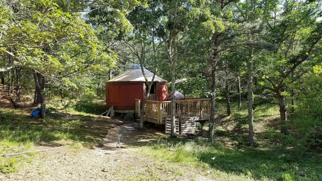 Yurt Glamping on Cape Cod