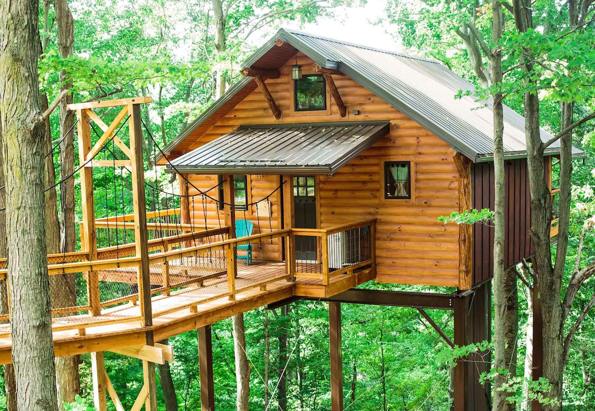 Berlin Woods Treehouse Cabins Glamping OhioBerlin Woods Treehouse Cabins Glamping Ohio