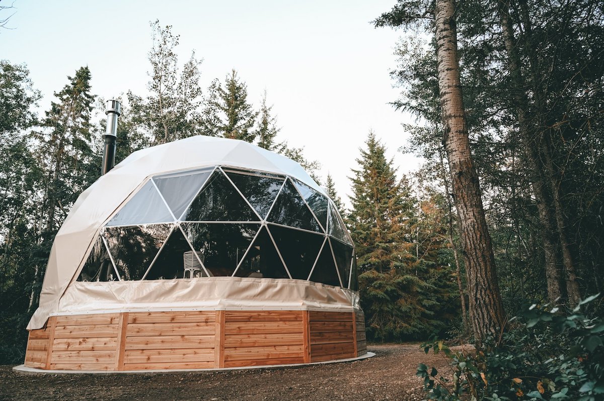 Elk Island Retreat Glamping Alberta Dome