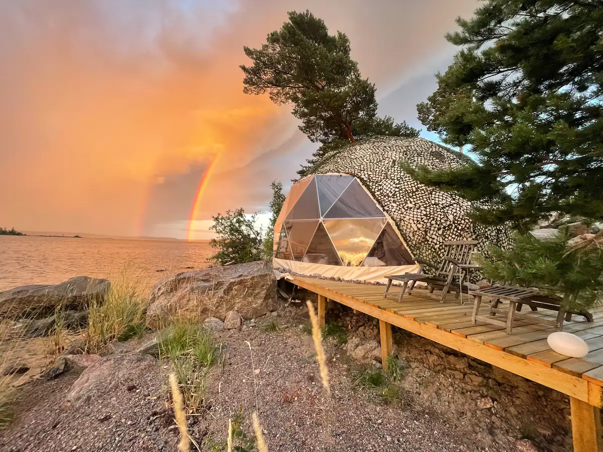 Glamping Dome near Stockholm