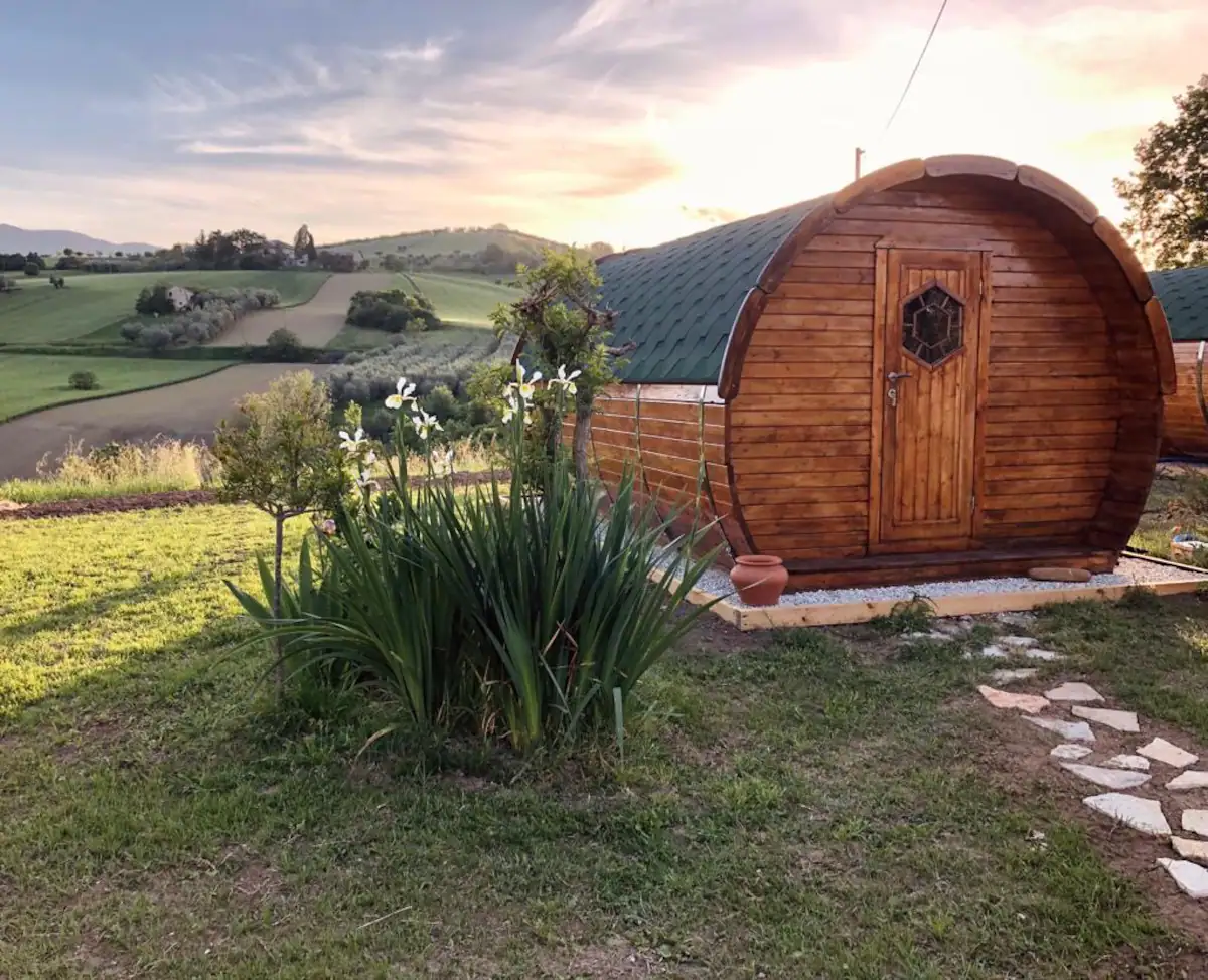 Montepulciano Barrel House Glamping Italy