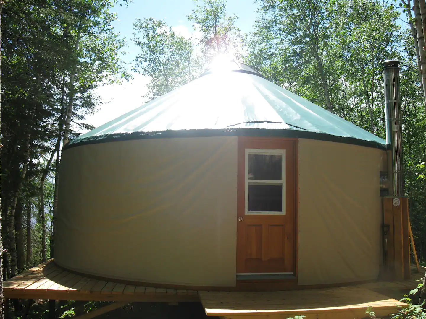 Yurt Overlooking Saguenay Fjord