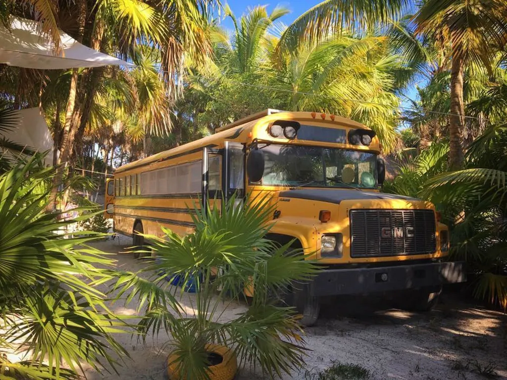 Bus Glamping in Mexico