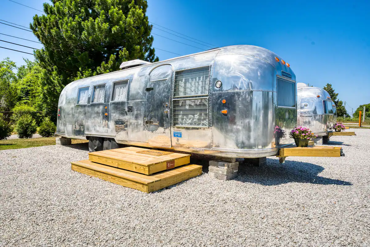 Fully Remodeled Vintage Airstream Glamping in Rhode Island