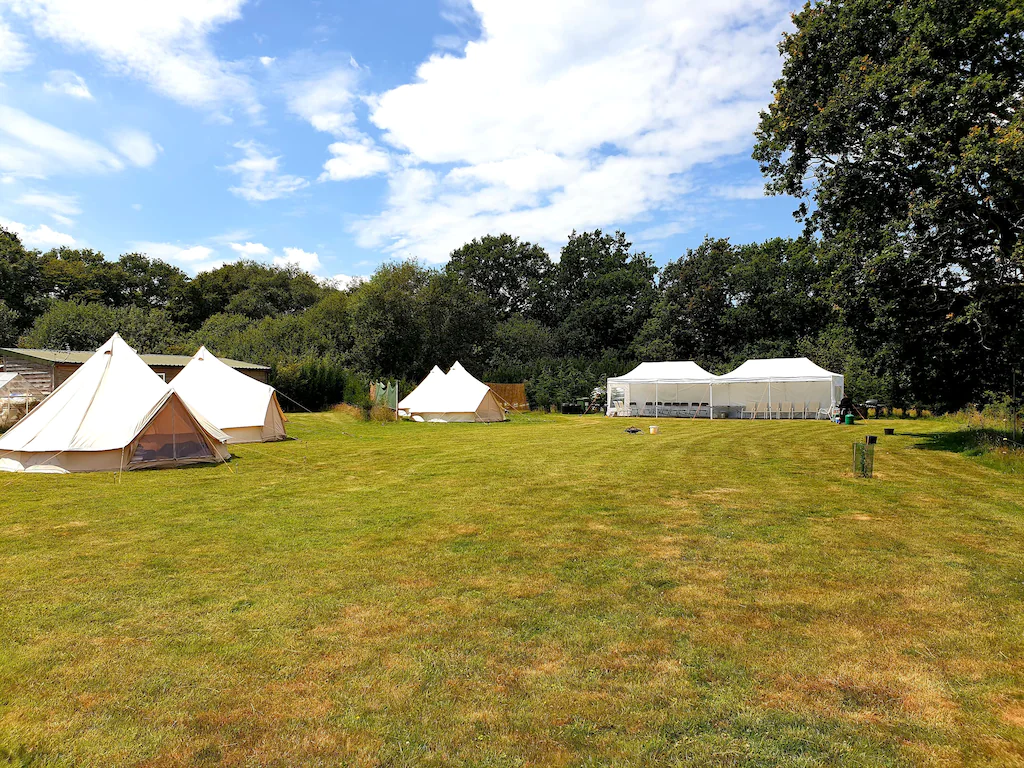 Luxury Glamping Tents in a Beautiful Rural Location