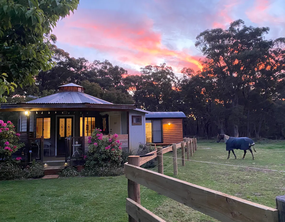 Yurt and Bespoke Luxe Shepherds Hut