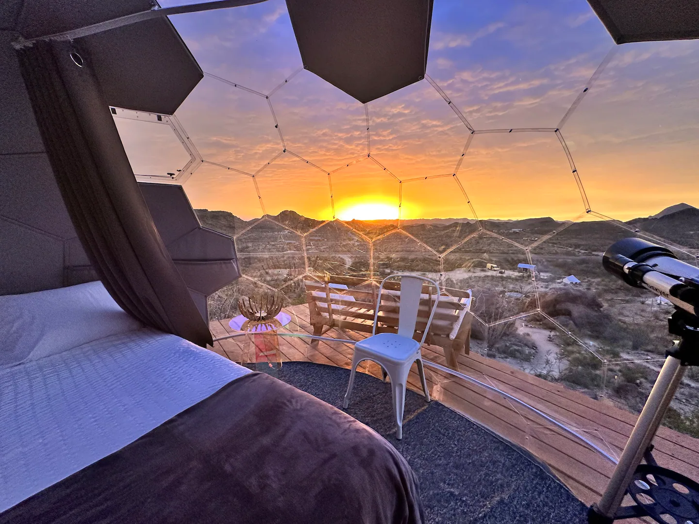 Space Cowboys Glamping Dome in Texas