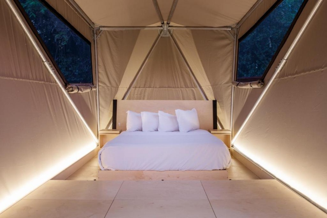 grand lake lodge glamping interior