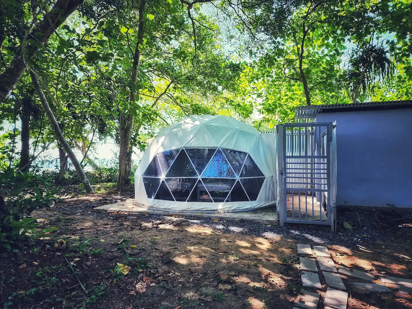Beachfront Glamping Dome Tent