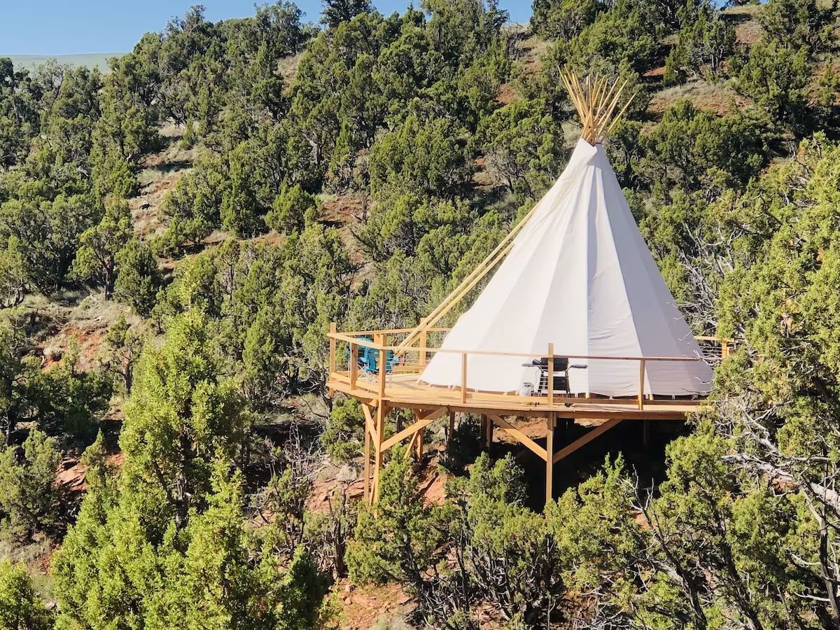 Tipi Retreat Wyoming Glamping