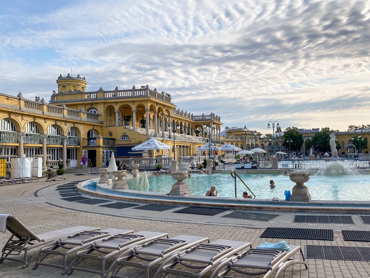 The Szechenyi Baths - Budapest in October