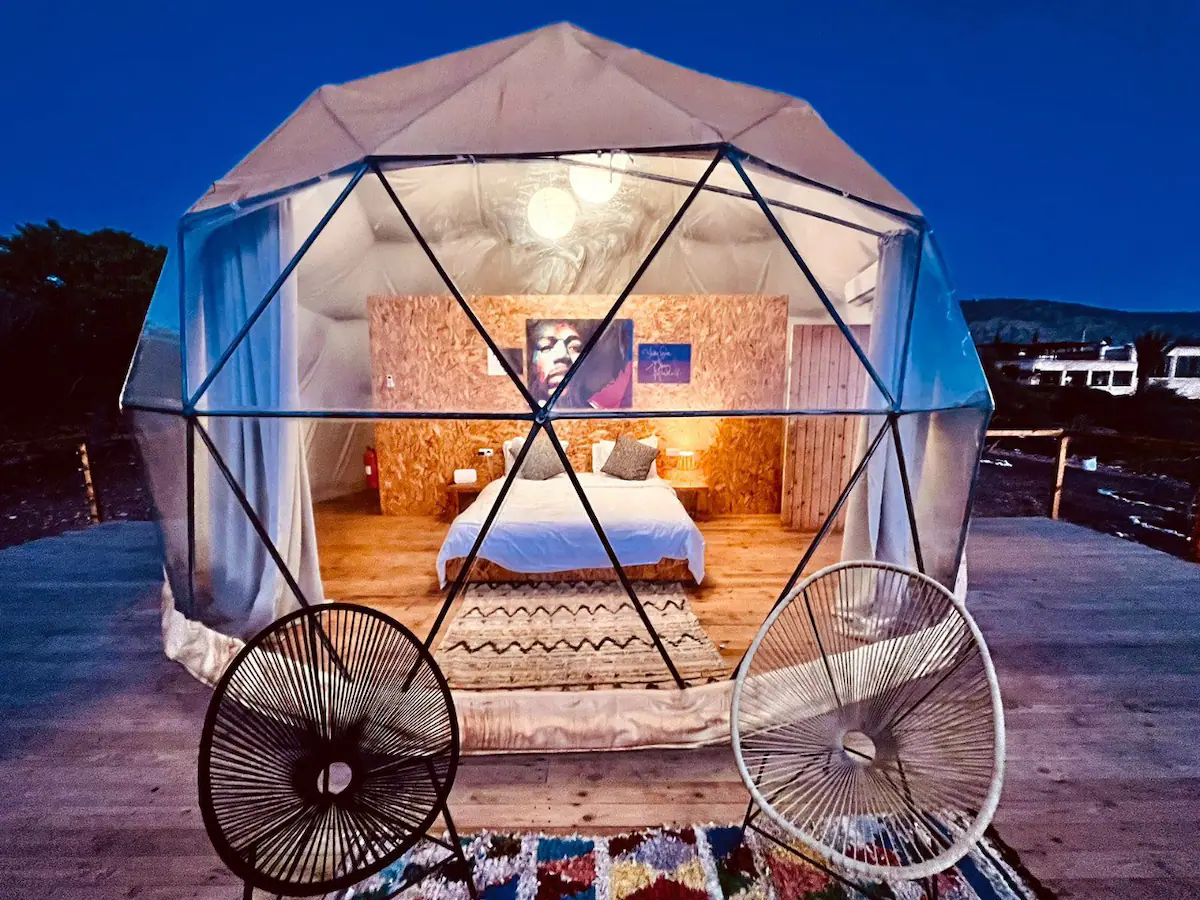 Deluxe Dome with Sea View - Airbnb Glamping Morocco
