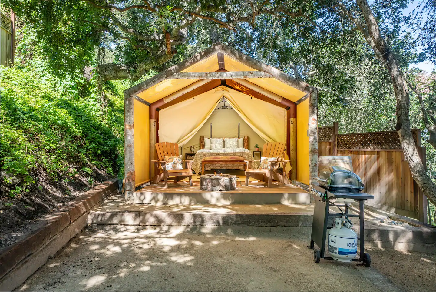 Luxury Tent at Carmel Beach Glamping