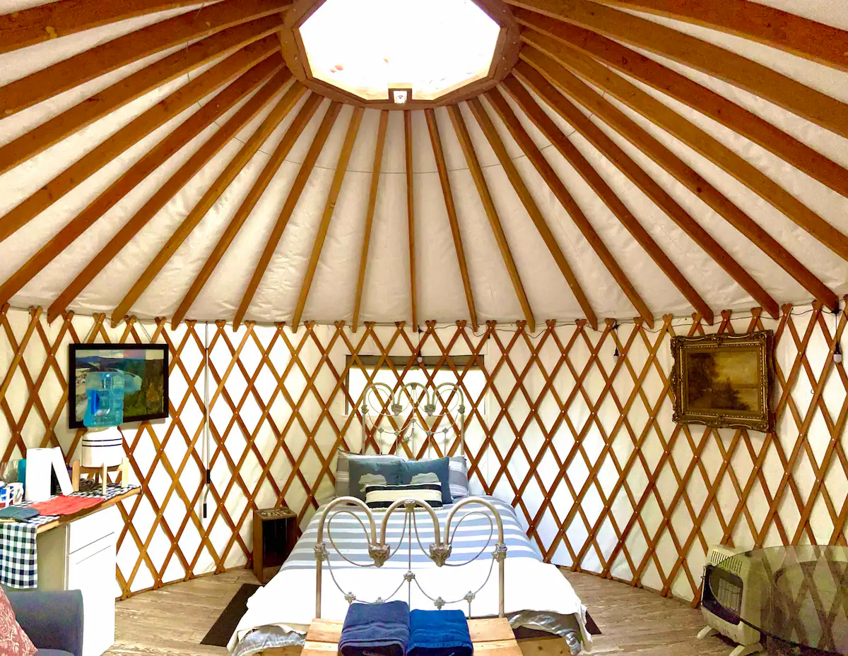 Secluded Off-Grid Yurt Glamping