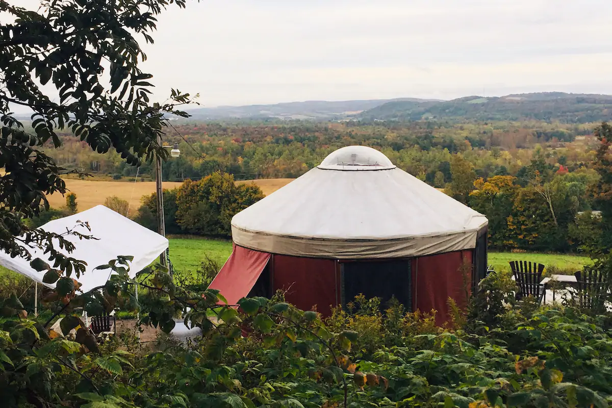 Waterville Modern Yurt - Glamping Upstate New York