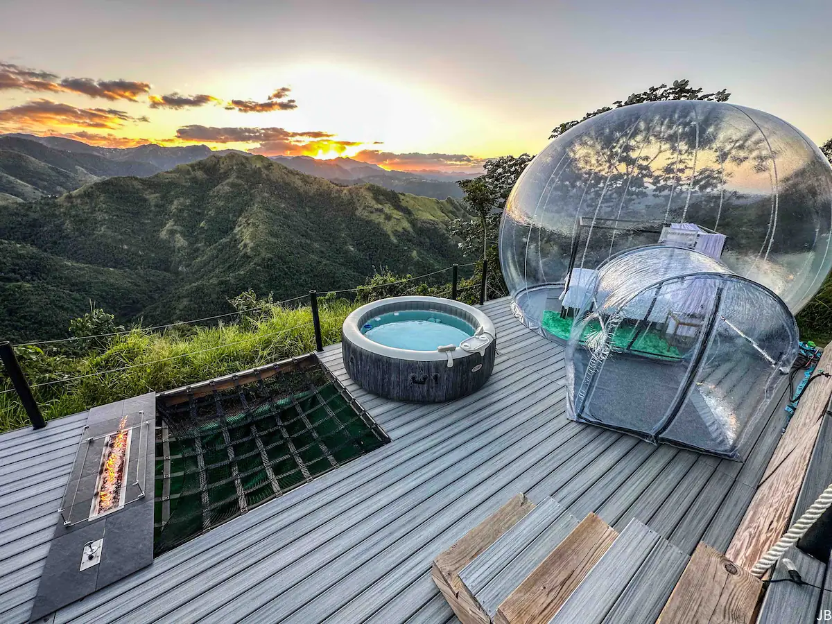 Bubbletent Glamping w/ Jacuzzi & Breathtaking View