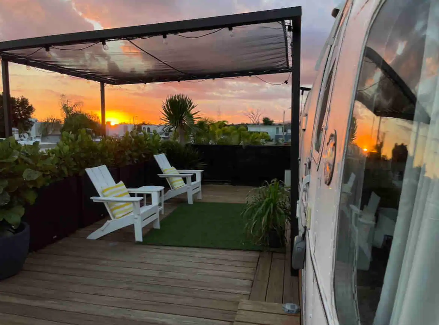 Rooftop Airstream near Ponce Hilton