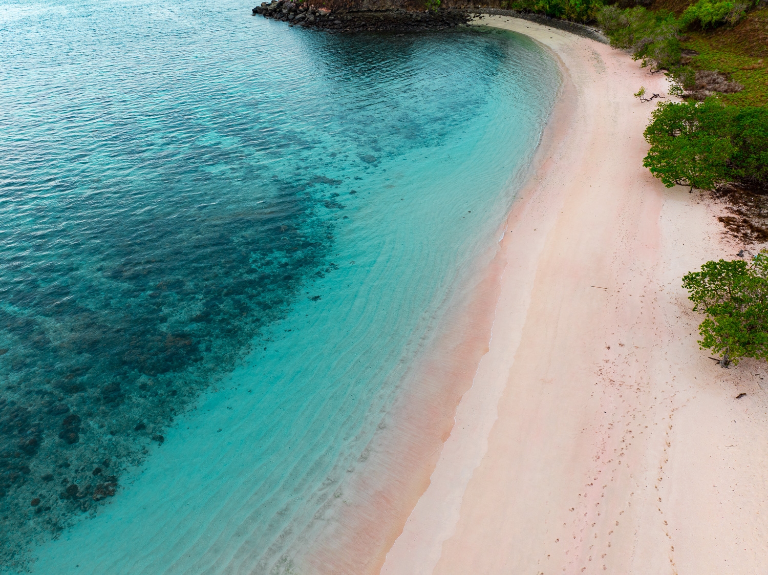 Pink Beach - Uber Scuba Komodo Liveaboard Review