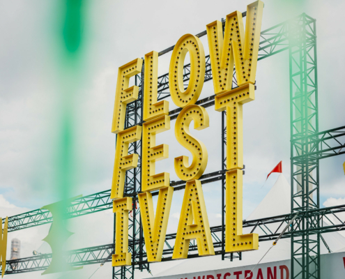 Front gates at Flow Festival in Helsinki