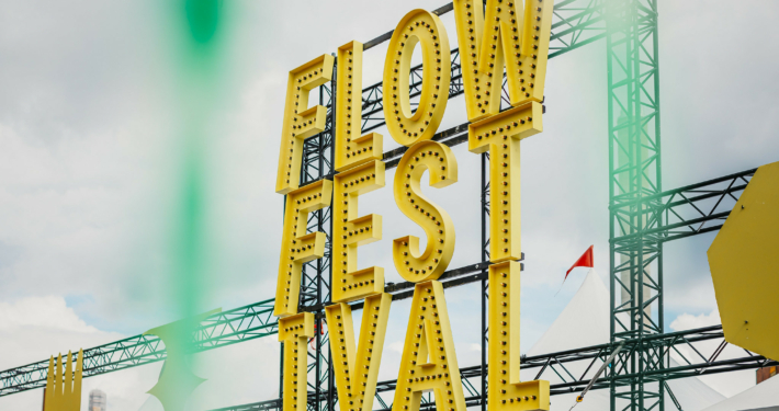 Front gates at Flow Festival in Helsinki